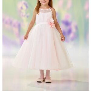 Joan Calabrese from Mon Cheri Girls' 14 Pink Ethereal Dress Flower Girl Glinda